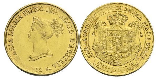 20 Lira Italian city-states Oro 