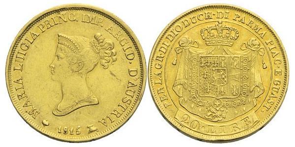 20 Lira Italian city-states Oro 
