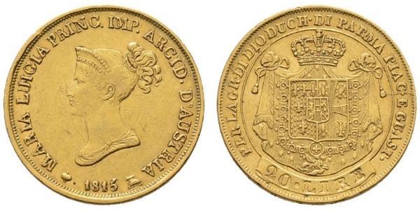 20 Lira Italian city-states Oro 