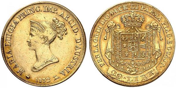 20 Lira Italian city-states Oro 