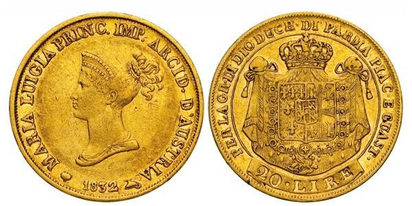 20 Lira Italian city-states Oro 