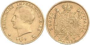 20 Lira Reino de Italia (1805–1814) Oro Napoleón Bonaparte(1769 - 1821)