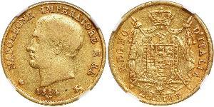 20 Lira Reino de Italia (1805–1814) Oro Napoleón Bonaparte(1769 - 1821)