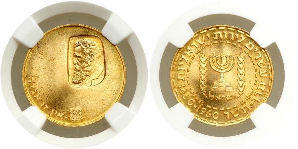 20 Lirot Israele (1948 - ) Oro 