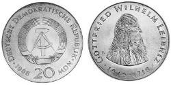 20 Mark République démocratique allemande (1949-1990) Argent 