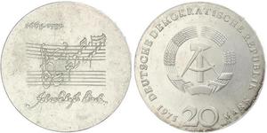 20 Mark République démocratique allemande (1949-1990) Argent 