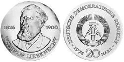20 Mark Repubblica Democratica Tedesca (1949-1990) Argento 