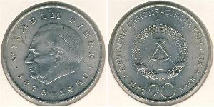 20 Mark German Democratic Republic (1949-1990) Copper/Nickel Wilhelm Pieck