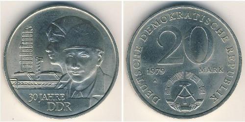 20 Mark German Democratic Republic (1949-1990) Copper/Nickel 