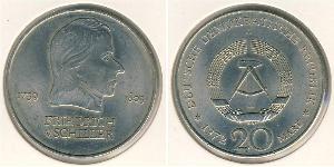 20 Mark République démocratique allemande (1949-1990) Cuivre/Nickel 