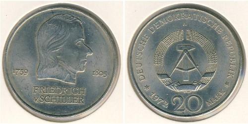 20 Mark République démocratique allemande (1949-1990) Cuivre/Nickel 