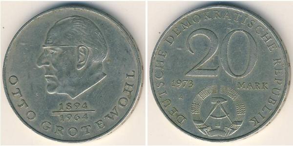 20 Mark République démocratique allemande (1949-1990) Cuivre/Nickel 