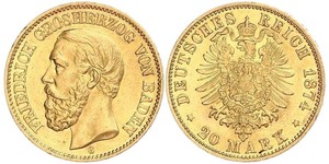 20 Mark German Empire (1871-1918) Gold 