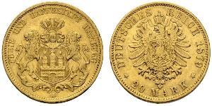 20 Mark German Empire (1871-1918) Gold 