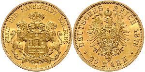 20 Mark Hamburg Gold 