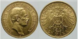 20 Mark Kingdom of Prussia (1701-1918) Gold 