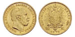 20 Mark Königreich Preußen (1701-1918) Gold Wilhelm I, German Emperor (1797-1888)