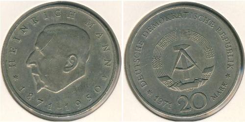 20 Mark Deutsche Demokratische Republik (1949-1990) Kupfer/Nickel 