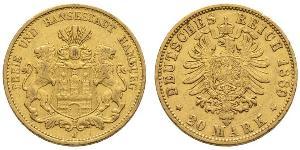 20 Mark Empire allemand (1871-1918) Or 