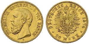 20 Mark Empire allemand (1871-1918) Or 