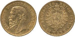 20 Mark Empire allemand (1871-1918) Or 