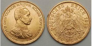 20 Mark Alemania Oro 