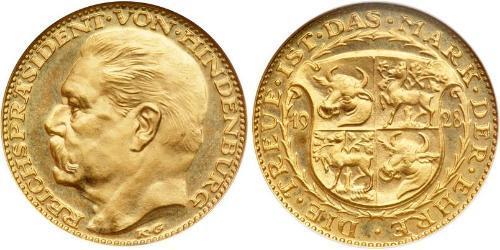 20 Mark Alemania Oro 