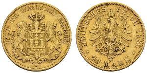 20 Mark Impero tedesco (1871-1918) Oro 