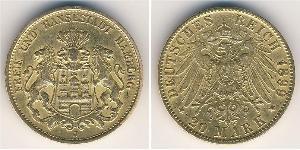 20 Mark States of Germany Oro 