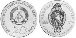 20 Mark República Democrática Alemana (1949-1990) Plata 