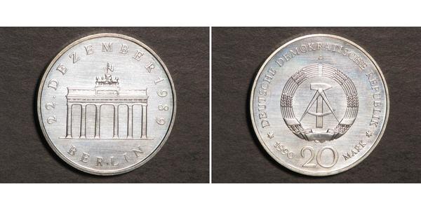 20 Mark Repubblica Democratica Tedesca (1949-1990) Rame/Argento/Nichel 