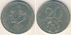 20 Mark Repubblica Democratica Tedesca (1949-1990) Rame/Nichel 