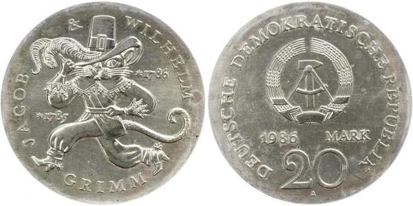 20 Mark República Democrática Alemana (1949-1990)  