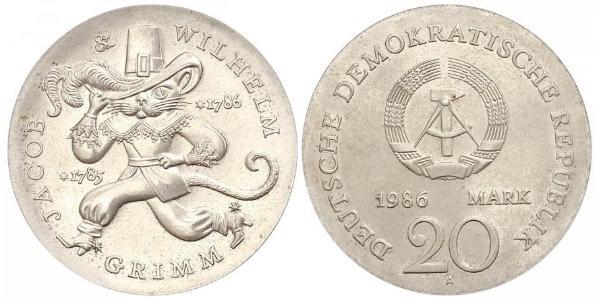 20 Mark República Democrática Alemana (1949-1990)  