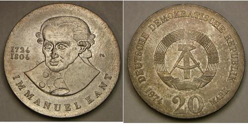 20 Mark 東德 (1949 - 1990) 銀 