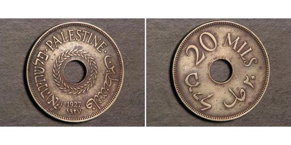 20 Mill Palestine Bronze 