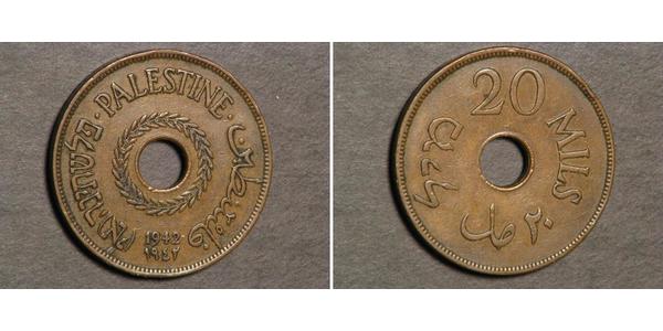 20 Mill Palestine Bronze 