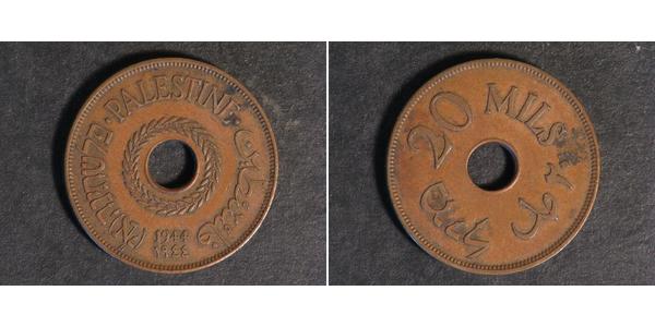 20 Mill Palästina Bronze 