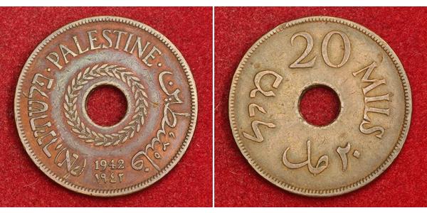 20 Mill Palestine 青铜 