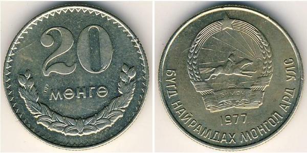 20 Mongo Mongolia Níquel/Cobre 
