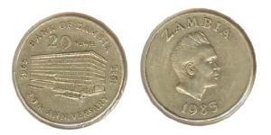 20 Ngwee Zambia (1964 - ) Copper/Nickel 