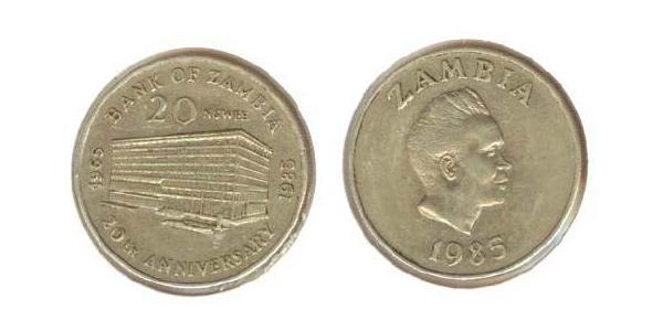 20 Ngwee Zambia (1964 - ) Copper/Nickel 