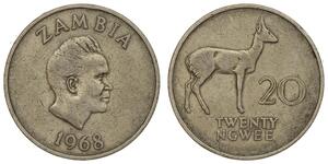 20 Ngwee Zambia (1964 - )  