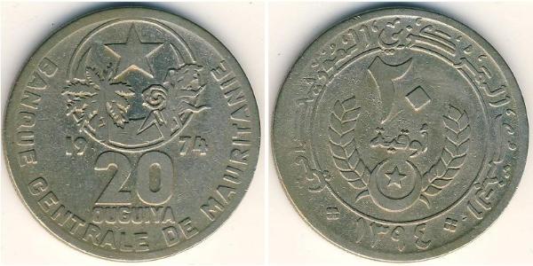 20 Ouguiya Mauritanie Cuivre/Nickel 
