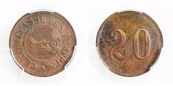 20 Para Palestine Laiton 