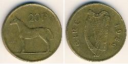 20 Penny Ireland (1922 - ) Bronze 