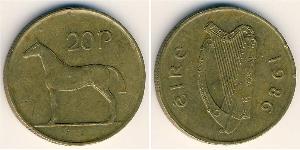 20 Penny Irland (1922 - ) Bronze 