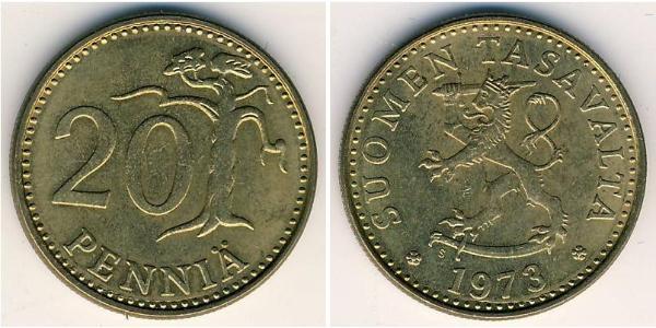 20 Penny Finland (1917 - ) Bronze/Aluminium 