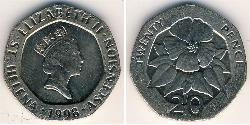 20 Penny Île Sainte-Hélène (1981 - ) Cuivre/Nickel 