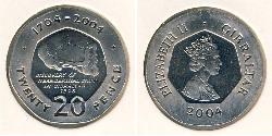20 Penny Gibilterra Rame/Nichel 